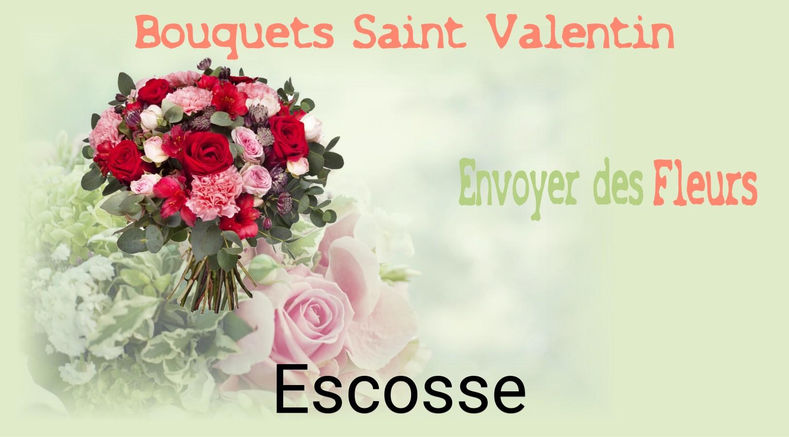Roses de Saint-Valentin livrées à Escosse